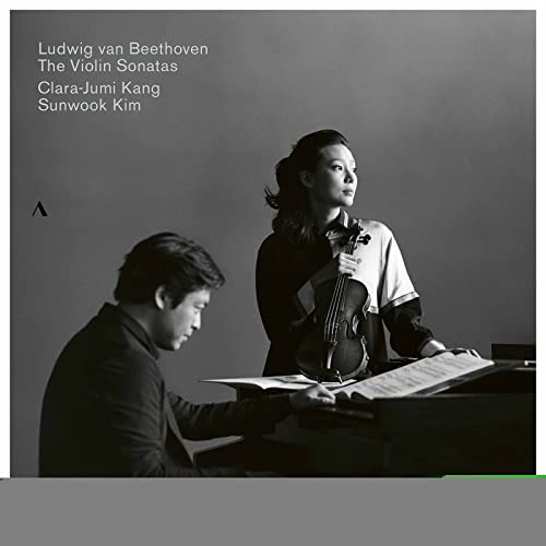 CD cover featuring violinist and pianist in grayscale.