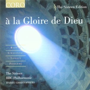 CD cover for “À la Gloire de Dieu” featuring a spiral staircase.