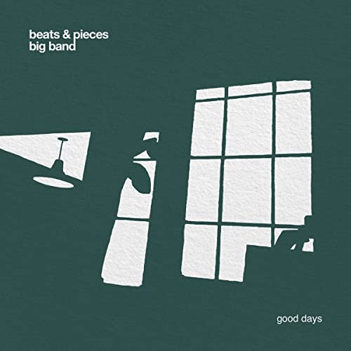 CD cover for Beats & Pieces Big Band’s “Good Days”, abstract design.