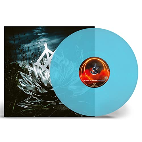 We Came As Romans "Darkbloom" vinyl record, light blue color.