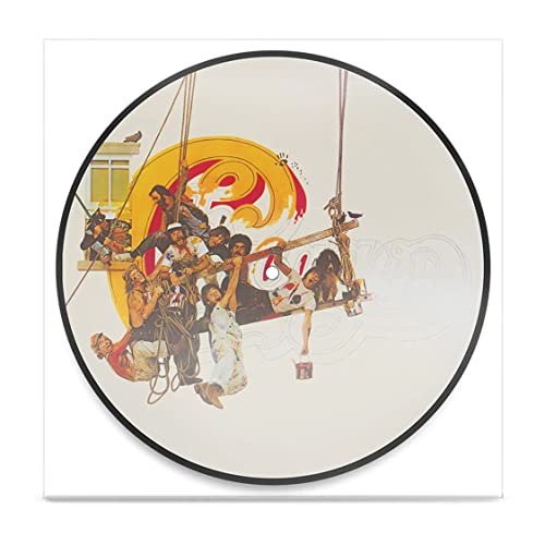 Chicago IX: Greatest Hits vinyl record with illustrated cover art.