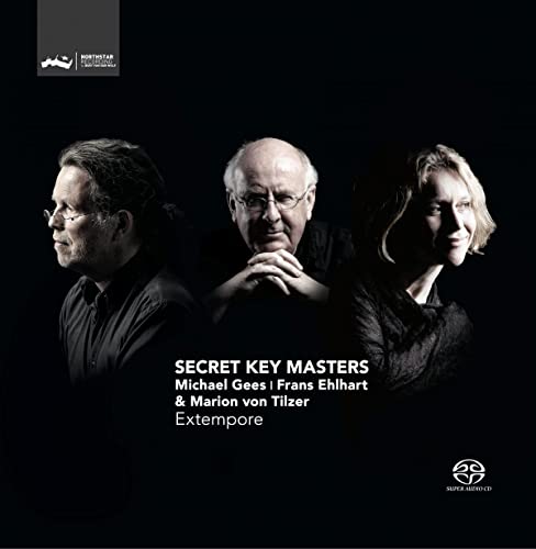 CD cover featuring three musicians in profile against a dark background.