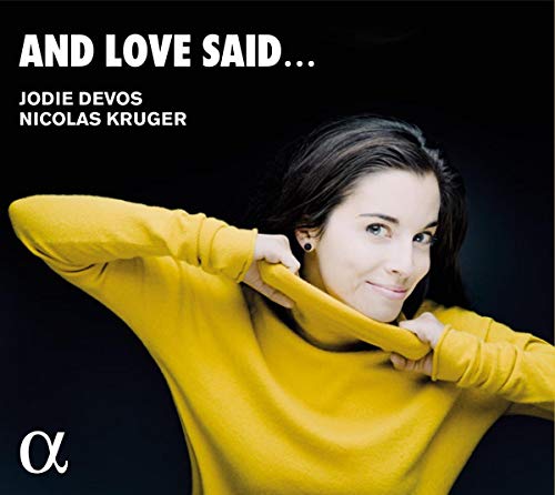 CD cover: woman in yellow sweater, text “And Love Said…” and artist names.