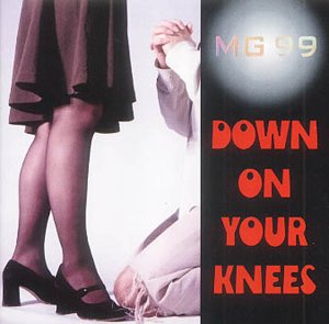 CD album cover: woman's legs and man kneeling, with 'Down on Your Knees' text.