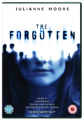 DVD cover for "The Forgotten" featuring a blurred face and silhouetted figures.