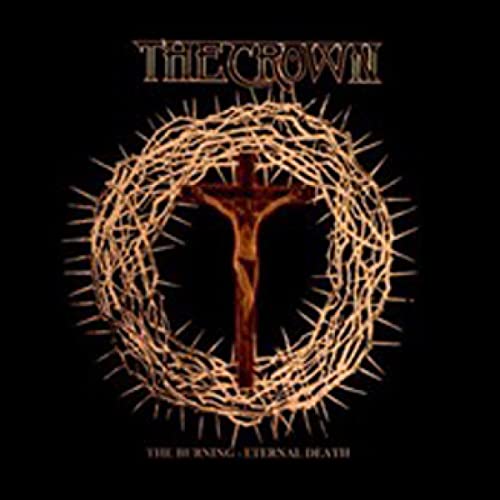 CD cover: thorny crown encircles a crucifix against a black background.