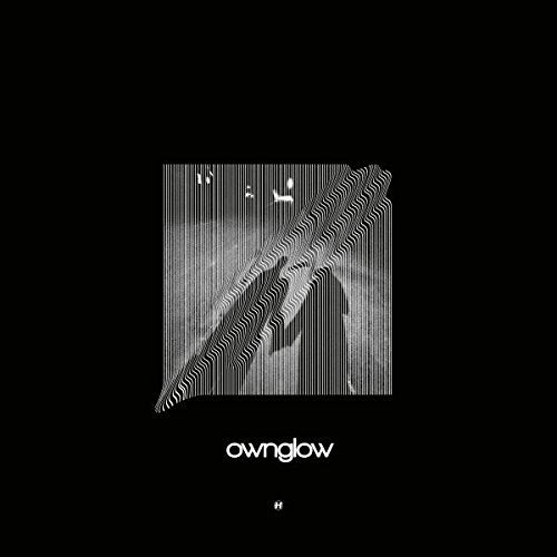 A vinyl record cover with a distorted black and white image and "ownglow" text.
