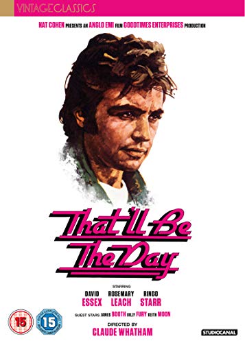 DVD cover for "That'll Be The Day" featuring David Essex in portrait.