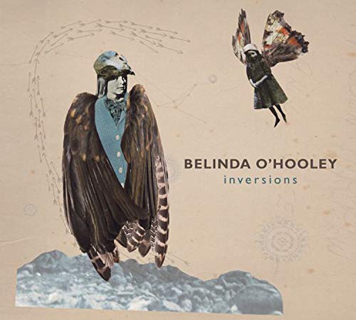 Album cover with a person having bird wings and a girl with butterfly wings.