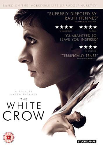 DVD cover for "The White Crow" featuring a ballet dancer’s profile.