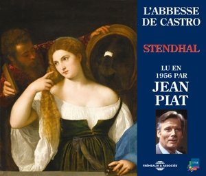 CD cover featuring a classical painting of a woman and text about Jean Piat.
