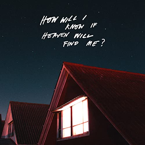 CD cover with a dark night sky, rooftops, and handwritten text.