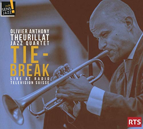 CD cover featuring a bald musician playing a golden trumpet.