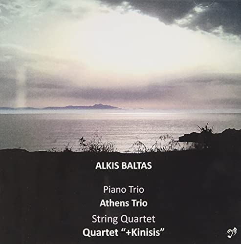 CD cover with serene seascape and white text listing artist and musical compositions.