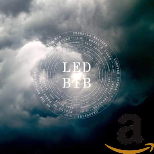 CDCS CD cover featuring "LED BIB" text inside a circular diagram amidst dark clouds.