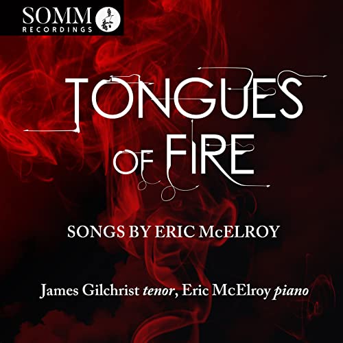 CD cover for "Tongues of Fire" featuring red smoke and white text.
