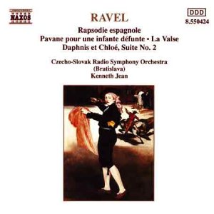 CD cover for Ravel orchestral works, featuring a painting of a woman.