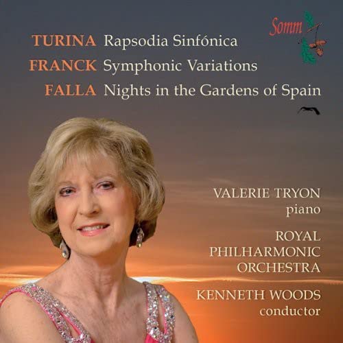 CD cover featuring pianist Valerie Tryon and orchestral details.