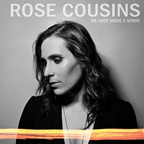 Black and white album cover featuring singer Rose Cousins in profile.