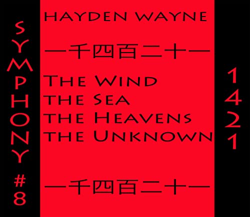 Red CD case for Hayden Wayne's Symphony #8-1421 with white text.