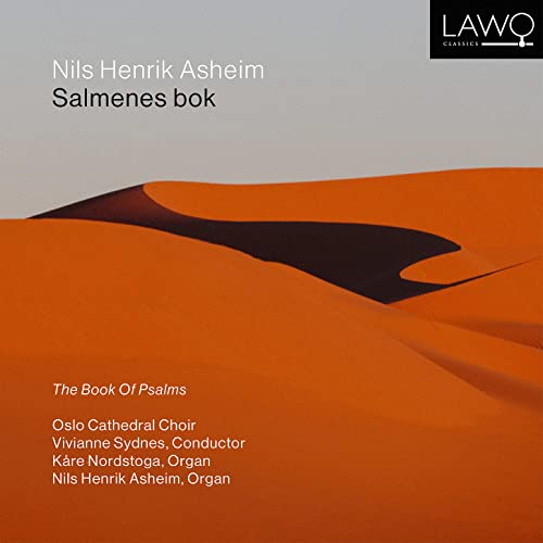 CD cover with desert landscape and text: "Salmenes Bok" by Oslo Cathedral Choir.