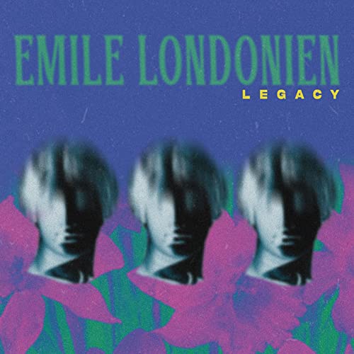 CD cover for Emile Londonien’s “Legacy” featuring repeated portrait and flowers.