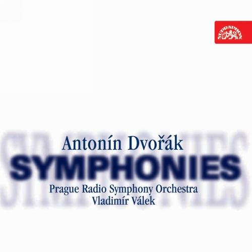 CD cover with "Antonín Dvořák Symphonies" text and red logo on white background.