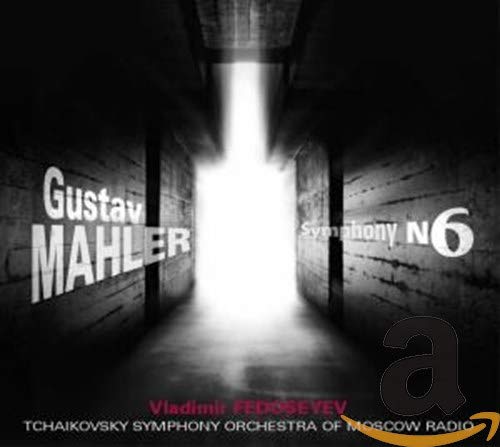 CD cover for Mahler’s Symphony No. 6, dark tunnel perspective.