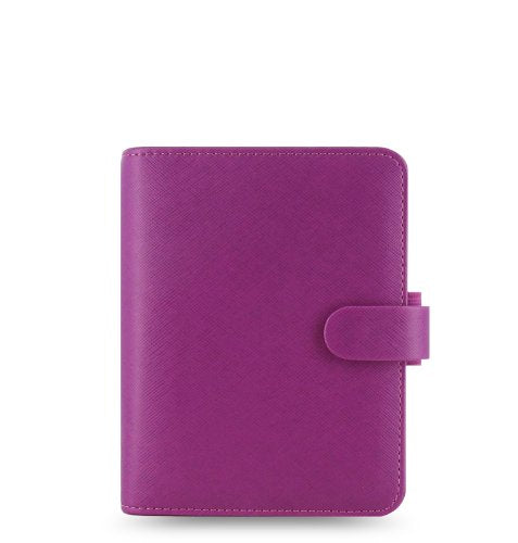 Filofax Saffiano Pocket Organiser Raspbe (Raspberry)