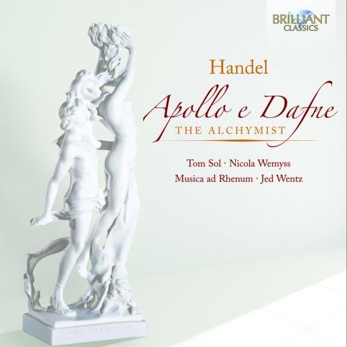 "CD cover featuring a white statue of Apollo and Daphne, with artist and title information."
