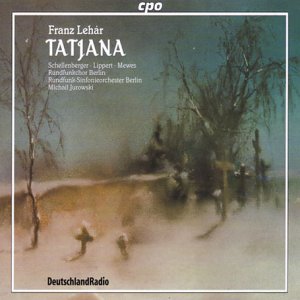 CD cover for "Tatjana" by Franz Lehar, featuring a winter landscape.