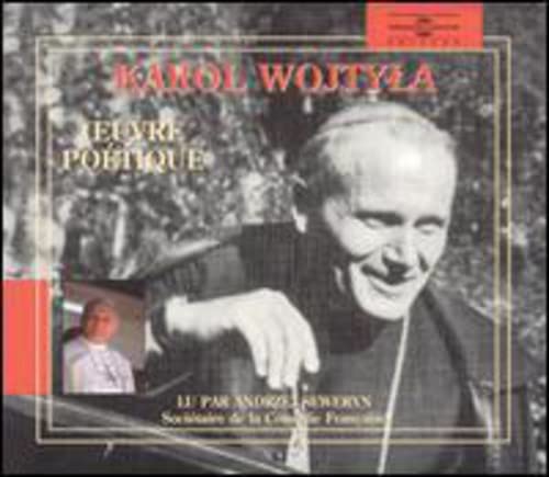 CD cover featuring a portrait of Karol Wojtyła, with text in French.