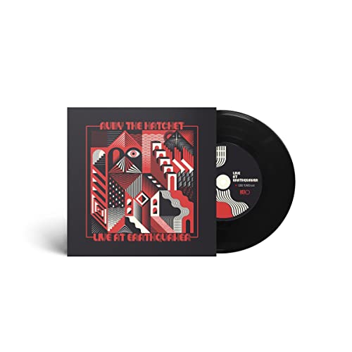 Ruby The Hatchet vinyl record with geometric red and black cover art.