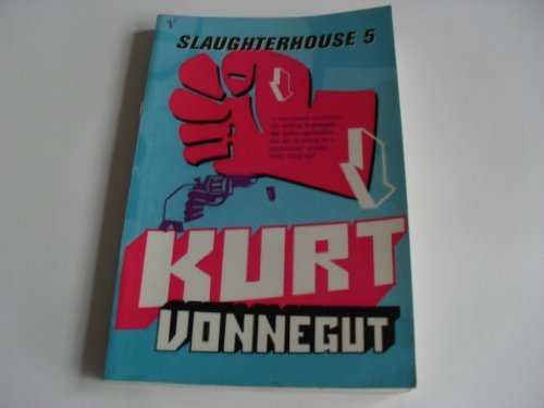 Book cover featuring an alarm clock with 'Slaughterhouse Five' text on its face.
