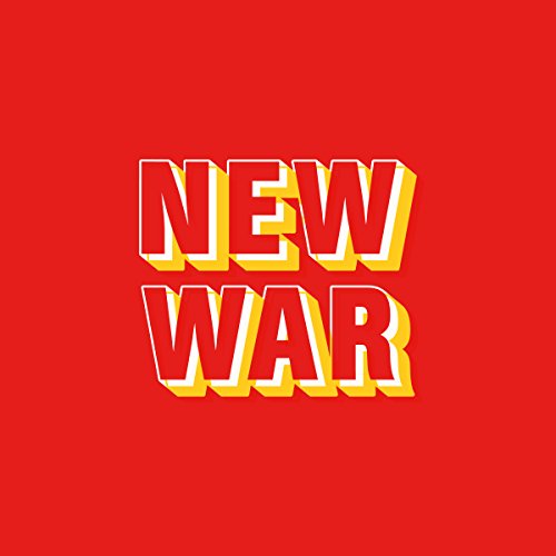 Red square with "New War" in bold, red and yellow 3D text.