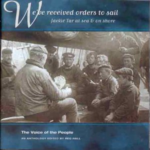 "CD cover with sepia-toned sailors and text 'We've received orders to sail'."