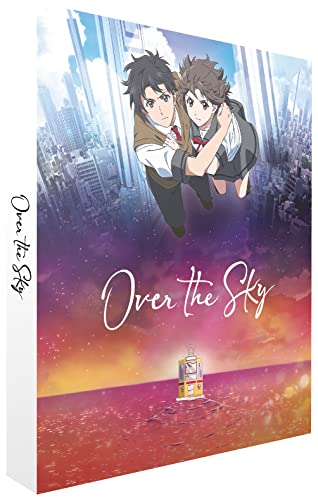 Over The Sky" Blu-ray cover featuring two anime boys falling through the sky.