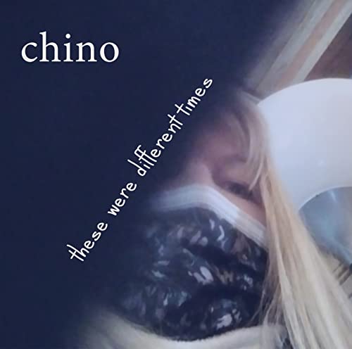 CD cover for Chino’s “These Were Different Times” with a masked figure.
