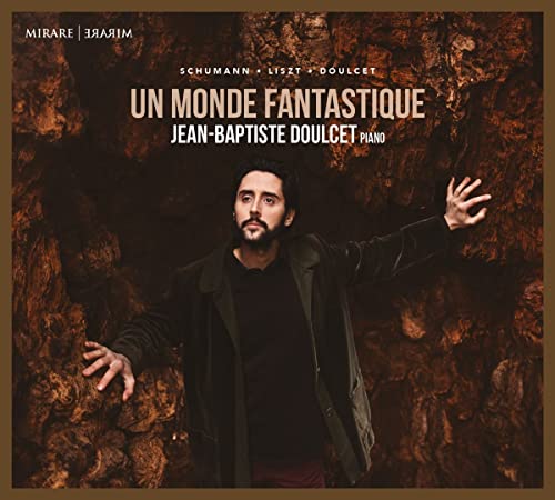 CD cover featuring pianist Jean-Baptiste Doulcet in a dark, textured setting.