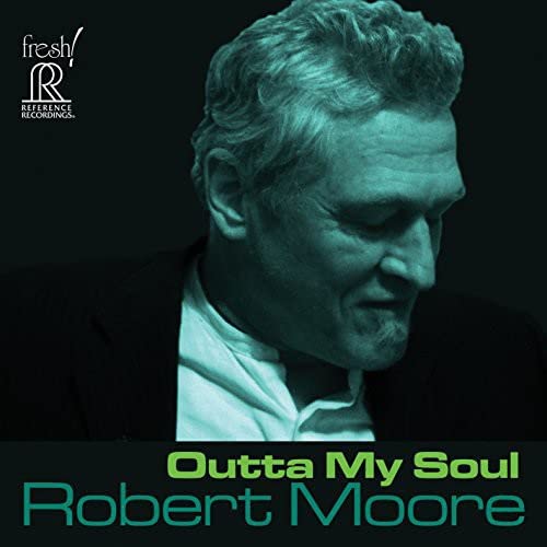 CD cover featuring a portrait of Robert Moore, with album title.