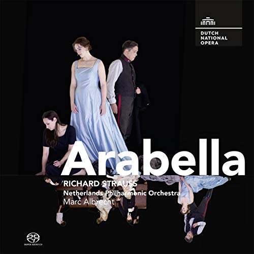 CD cover for Strauss’ *Arabella* featuring opera performers in costume.