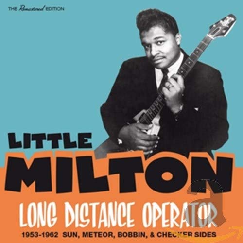Little Milton album cover, portrait of a musician with a guitar.