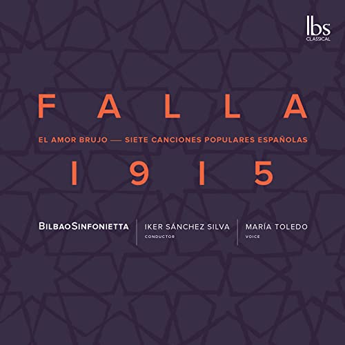 CD cover for Manuel De Falla’s “Amor Brujo” and “7 Canciones.”