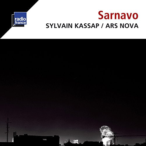CD cover for Sylvain Kassap & Ars Nova’s “Sarnavo,” with a cityscape.