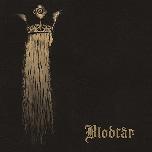 Dark, textured album cover featuring a stylized, elongated figure with an eye.