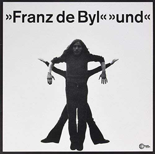 Album cover featuring a man embraced by a shadowy figure in dark clothing.