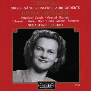 CD cover featuring a black and white portrait of opera singer Erna Berger.
