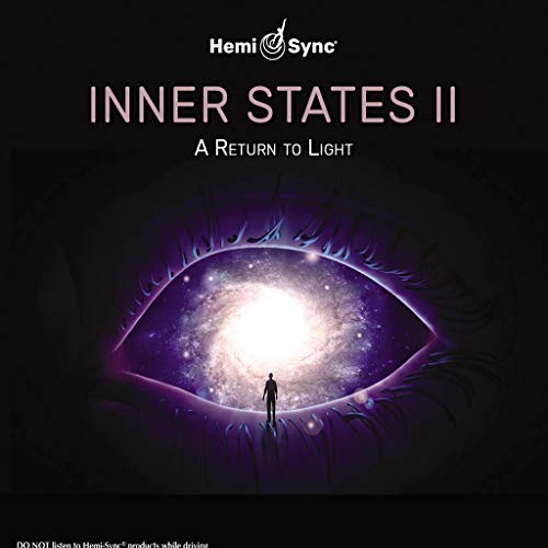 CD cover with an eye containing a galaxy and a small figure.