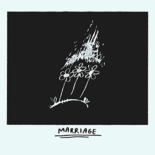 Black album cover with white floral sketch and “Marriage” text.