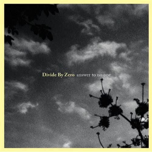 CD cover: cloudy sky with silhouetted branches and text "Divide By Zero".